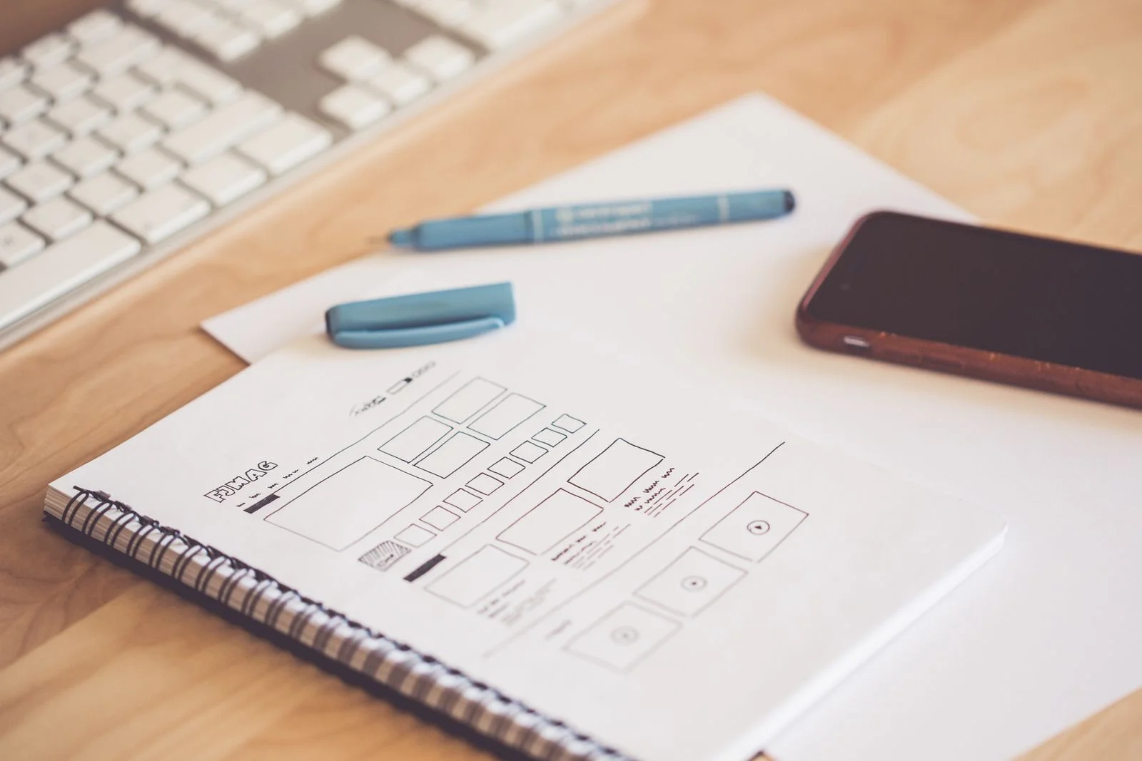 Figma wireframe being turned into a website by Trust Rank Marketing