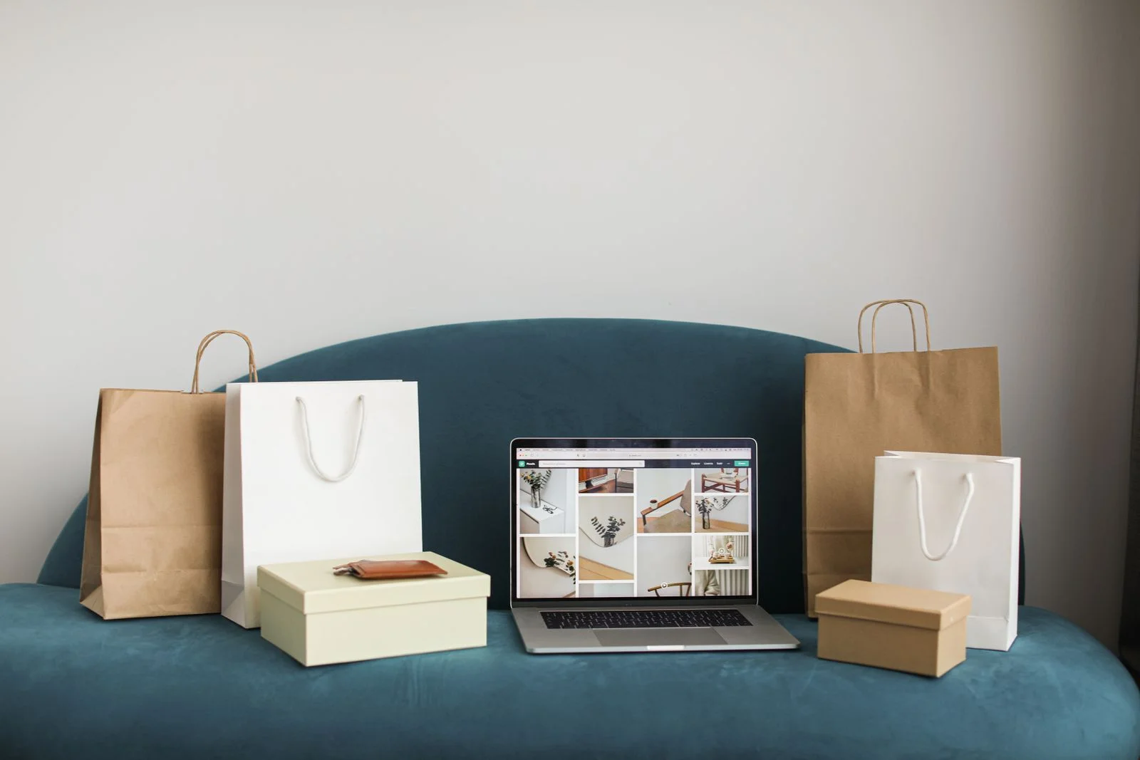 WooCommerce store on a laptop